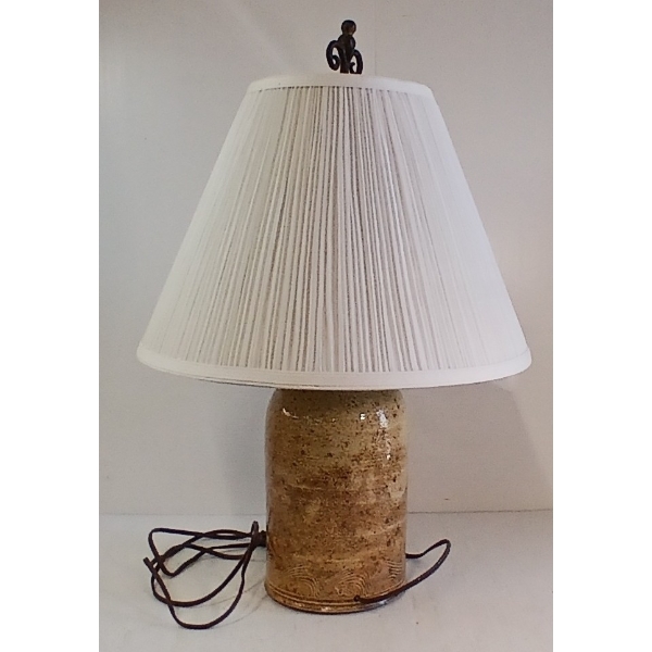 STONEWARE JUG LAMP