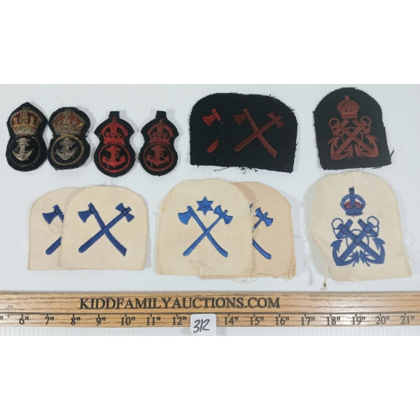 QTY OF WWII NAVAL PATCHES