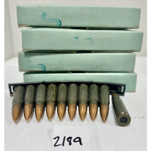 AMMO: 80X 7.62X39 MM - MILITARY FMJ - ON CLIPS