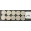 Image 2 : LOT OF 10 - 1957-1966 CDN 10 CENT COINS