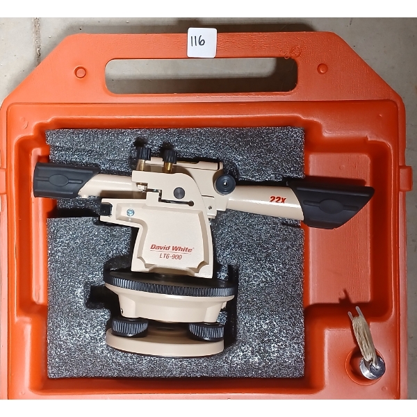 DAVID WHITE MERIDIAN OPTICAL LEVEL TRANSIT