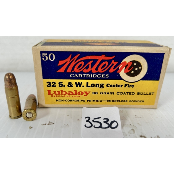 AMMO: 50X WINCHESTER .32 S&W LONG - 98 GR LRN