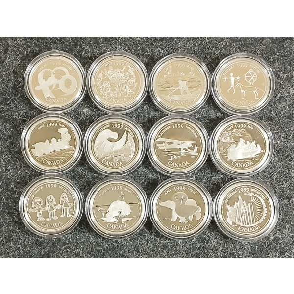 1999 RCM STERLING SILVER COIN SET