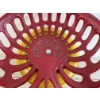 Image 5 : REPURPOSED MILK CAN W/ IMPLEMENT SEAT - WHITE ROSE FACE DECAL