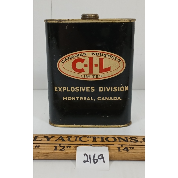 CIL BLACK SPORTING SNAP SHOT POWDER TIN