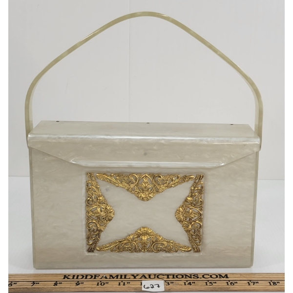 WILARDY (?) WOMEN'S LUCITE BOX PURSE