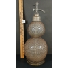 Image 2 : VERITABLE SELTZAGEN D FEVRE - BLOWN GLASS DOUBLE GOURD - PARIS SELTZER BOTTLE