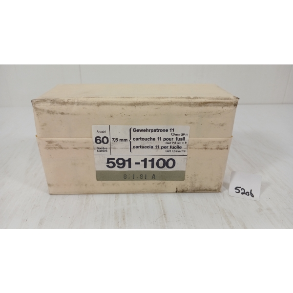 AMMO: QTY OF 7.5XSS SWISS - SEALED