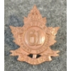 Image 1 : WWI 61ST WINNIPEG BATTALION CAP BADGE - R.J. INGLIS LTD.