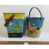 Image 3 : LOT OF 2 - FLL & GSW TIN BUCKETS