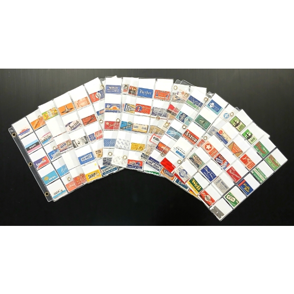 QTY OF GRAPHIC ADVERTISING RAZOR BLADE PACKAGES - CIRCA 1920 - 1940's