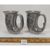 LOT OF 2 - PEWTAREX MUGS
