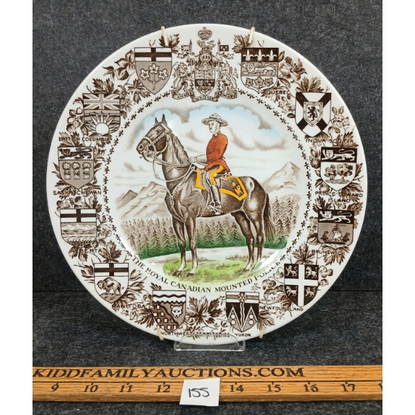 WOOD & SONS RCMP DECORATIVE PLATE
