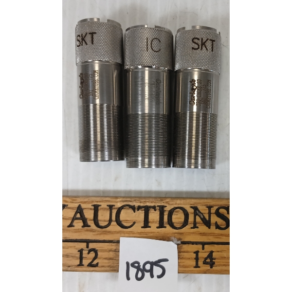 LOT OF 3 - CARLSON 12GA CHOKES