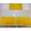 Image 4 : LOT OF 9 - 1977-1981 ONTARIO LICENCE PLATES - INCL 4 PAIRS