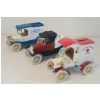 Image 2 : LOT OF 3 - ERTL 1905 DELIVERY CAR, 1913 MODEL T, 1918 BARREL DIECAST COIN BANKS