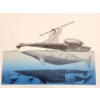 Image 2 : "WHALING BY KAYAK" BY REX GOOSE KANGOAK - LITHOGRAPH