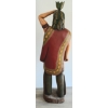 Image 5 : CARVED WOOD LOOK CIGAR STORE FIGURE - NATIVE AMERICAN TOBACO TRADE FIGURE