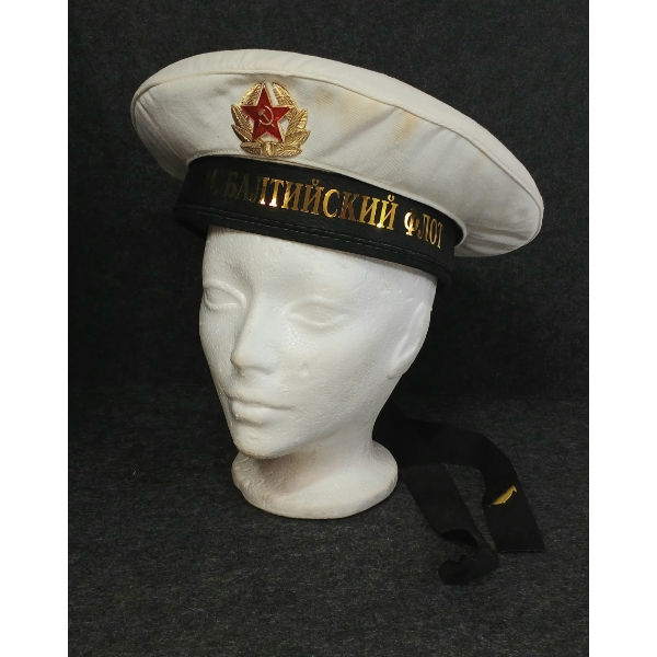 SOVIET RUSSIAN NAVAL PEAKLESS CAP