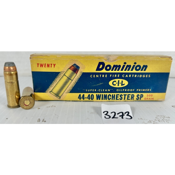 AMMO: 20X CIL .44-40 WIN - 200 GR SP