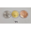Image 2 : LOT OF 3 - BITCOIN NOVELTY COINS