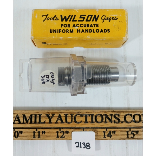 LOT OF 2 - LEE .308 WIN CRIMP & WILSON .220 SWIFT NECK DIES