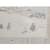 Image 2 : "UNTITLED: FISHING SCENE" BY JOSIAH NUILAALIK - PENCIL CRAYON ON PAPER