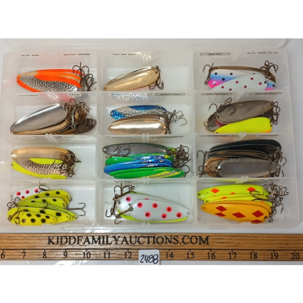 QTY OF LURES W/ CASE