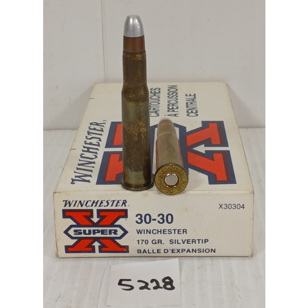 AMMO: 20X W-W SUPER X .30-30 WIN - 170GR - SILVERTIP EXPANDING