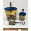 Image 2 : LOT OF 3 - TIN T. COHN INC. BUCKETS & SHOVEL
