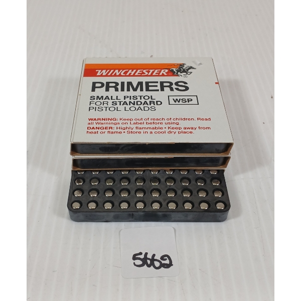 PRIMERS: 300X WINCHESTER NO. WSP SMALL PISTOL PRIMERS