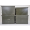 Image 4 : LOT OF 4 - METAL AMMO BOXES