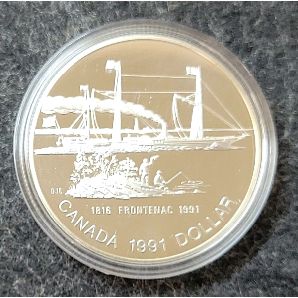 1991 RCM SILVER DOLLAR COIN