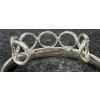 Image 2 : LOT OF 5 - SS MARKED BANGLES 