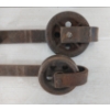 Image 2 : LOT OF 2 - PULLEYS W/ HOOKS - MARKED TORONTO & LTD