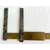 Image 3 : FRENCH BRONZE/STEEL HAND ENGRAVED SLIDING RULER