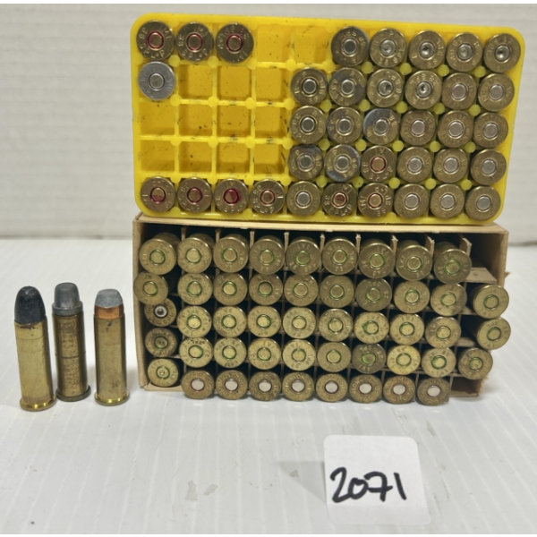AMMO / BRASS: 79X LIVE & 8X BRASS MIXED .38 SPL