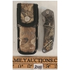 Image 1 : BUCK CAMO FOLDING KNIFE W/ CARRIER