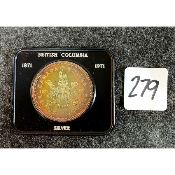 1971 RCM BRITISH COLUMBIA SILVER DOLLAR