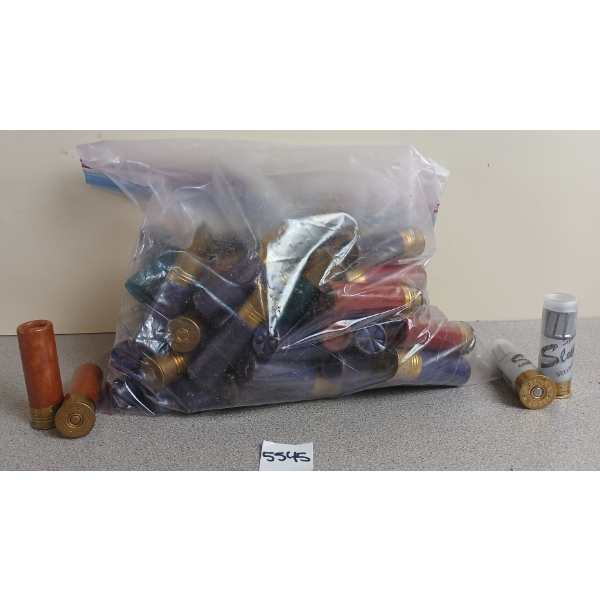 AMMO: 70X MIXED 16GA - 2 3/4 & 2 9/16IN - #4, 6 SHOT & SLUGS - INCL PAPER LABELS 