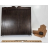 Image 2 : LOT OF 2 - WALL MOUNTED SPICE RACK & POOL FLOUR MANTLE CLOCK