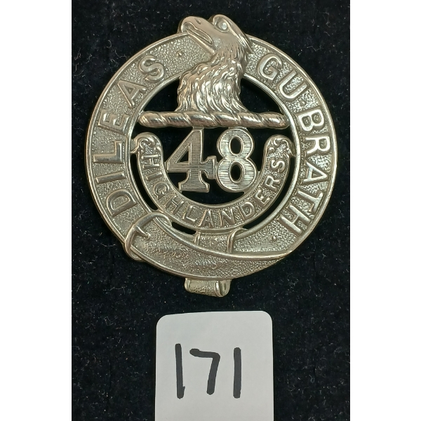48TH HIGHLANDERS GLENGARRY BADGE