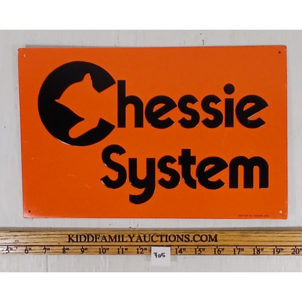 CHESSIE SYSTEM EMBOSSED SST SIGN