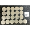 Image 1 : LOT OF 21 - 1968 CDN 25 CENT COINS