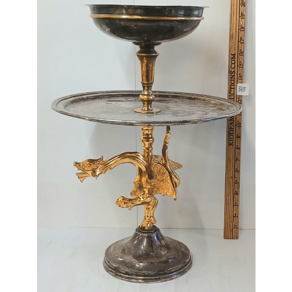 FRENCH GRIFFIN CENTERPIECE / SERVING BOWL
