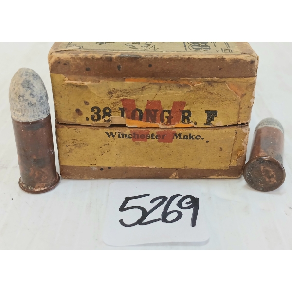 AMMO: 50X WINCHESTER .38L - R.F.
