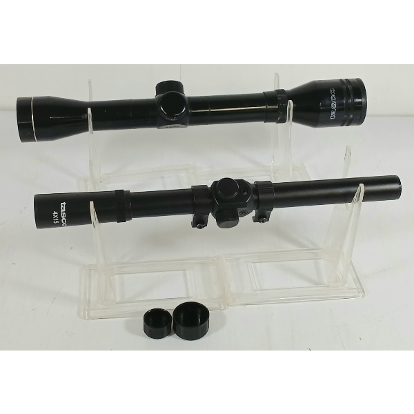 LOT OF 2 - TASCO 4X15 & 4X32 RIFLESCOPES