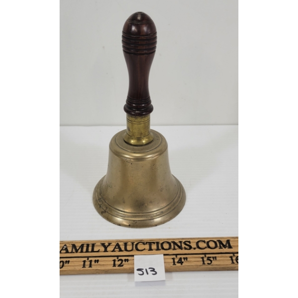 BRASS SCHOOL BELL