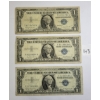 LOT OF 3 - 1957 U.S. $1 BANKNOTES