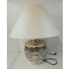 Image 5 : SILVER TONE FLORAL VASE BASE LAMP